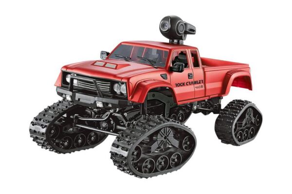 AMEWI Rock Crawler - Pickup Truck FPV med hjul og kæder 4WD RTR - Fjernstyret lastbil