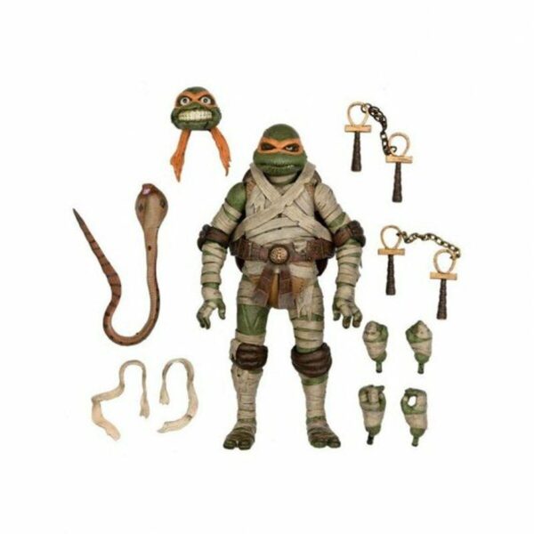 Action Figurer Neca Michelangelo Mummy Moderne