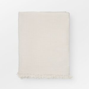 Aiayu - Aiayu Undyed Cotton Throw Plaid - 150x200 Cm