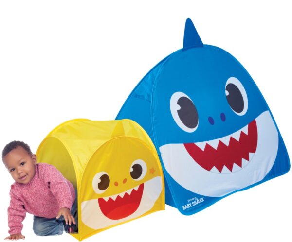 Baby Shark Pop-Op Legetelt og tunnel