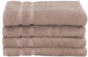Bambus Badehåndklæde - 70x140 cm - Sand - Bløde håndklæder fra "Premium - By Borg"