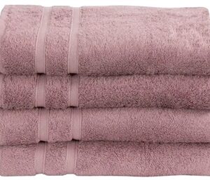 Bambus badelagen - 100x150 cm - Rosa - Bløde håndklæder fra "Premium - By Borg"