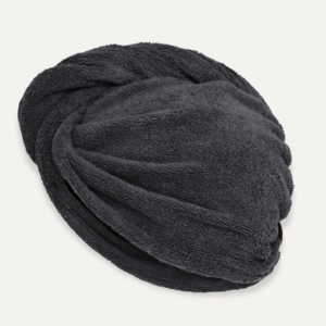 Bambus hårturban | Dark grey | Dark grey