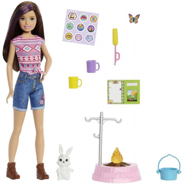 Barbie Camping Skipper Dukke