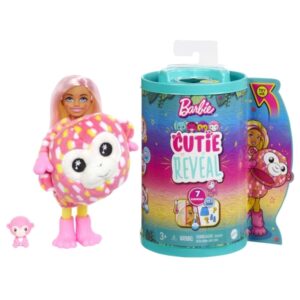 Barbie Cutie Reveal Jungle Series-Dukke, Mode Dukke, Hunstik, 3 År, Pige, 139 Mm, 200 G