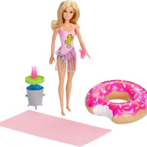 Barbie Dukke - Pool Party Legesæt - Blond