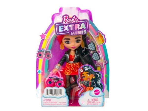 Barbie Extra Minis-Dukke, Mode Dukke, Hunstik, 3 År, Dreng/Pige, 139 Mm, 80 G