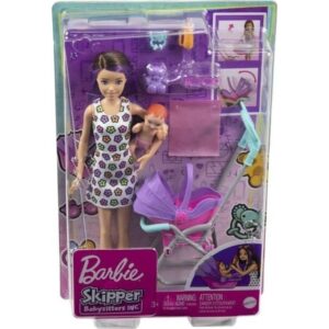 Barbie Skipper Babysitters Inc. Skipper Babysitters Inc-Dukker Og -Legesæt, Mode Dukke, Hunstik, 3 År, Pige, 202 Mm, Flerfarvet