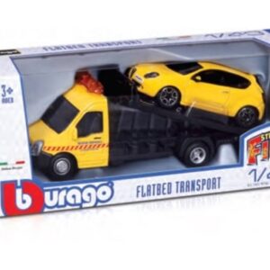 Bburago 1:43 Street Fire - Flatbed Transport