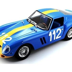 Bburago Model Car18-26305 Ferrari 250 Gto 1:24 Blå/Gul