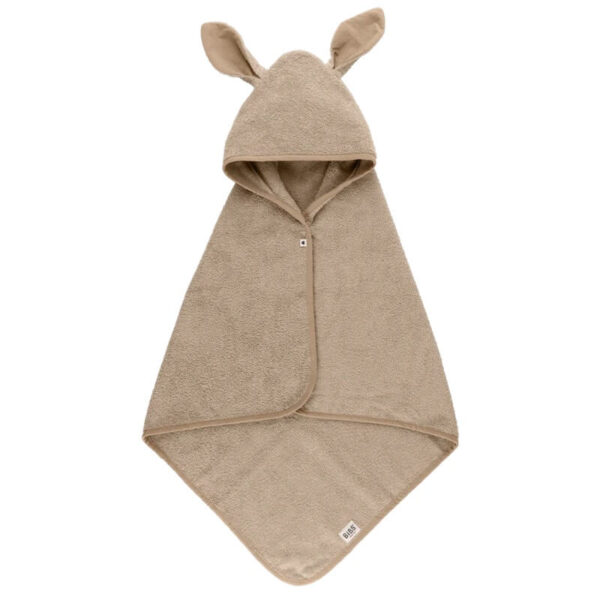 Bibs Kangaroo Baby Bade Poncho - Vanilla