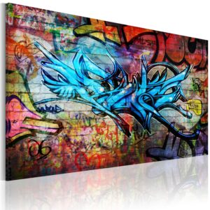 Billede - Anonymous graffiti - 120 x 80 cm - Standard