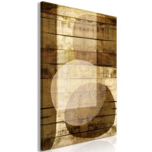 Billede - Golden Chocolate (1 Part) Vertical - 60 x 90 cm - Standard