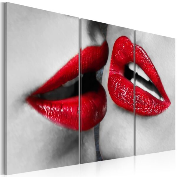 Billede - Hot lips - 120 x 80 cm - Premium Print