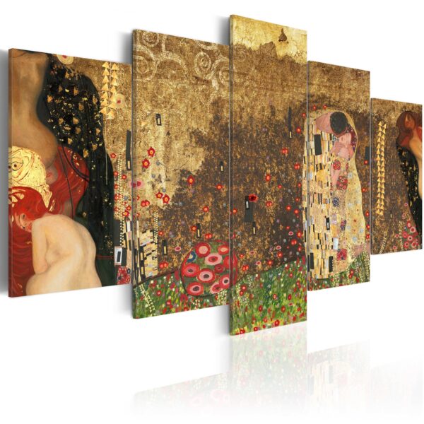 Billede - Klimt's muses - 200 x 100 cm - På italiensk lærred