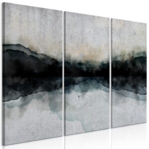 Billede - Mountain Surface of the Lake (3 dele) - 120 x 80 cm - Standard