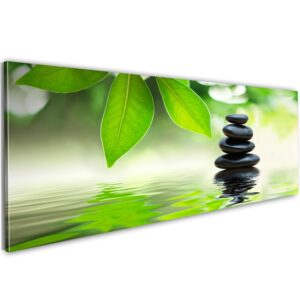 Billede - Nature and zen - 120 x 40 cm - Premium Print