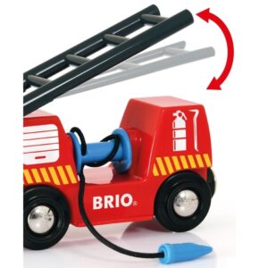 Brio - Rescue Firefighting Train (33844) / Cars And Vehicles / Red