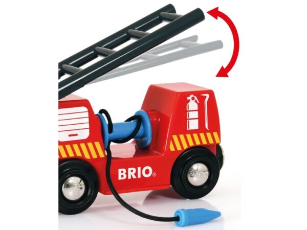 Brio - Rescue Firefighting Train (33844) / Cars And Vehicles / Red