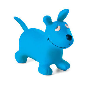 Bs Budenspeel hoppedyr - hund blå