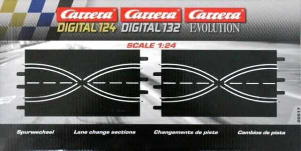 Carrera - Lane Change Sektion - 2 Dele