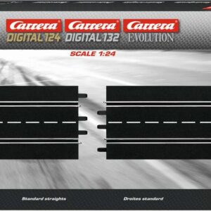 Carrera - Standard Straights - 2 Dele