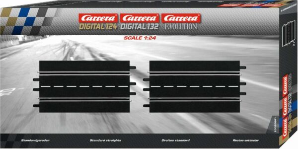 Carrera - Standard Straights - 2 Dele