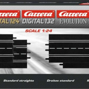 Carrera - Standard Straights - 4 Dele