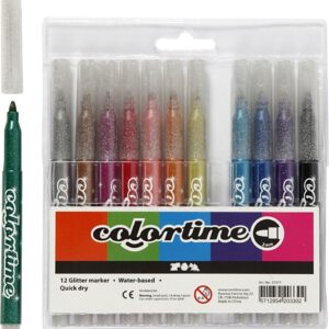 Colortime Glimmertuscher - Stregtykkelse 4,2 Mm - Forskellige Farver