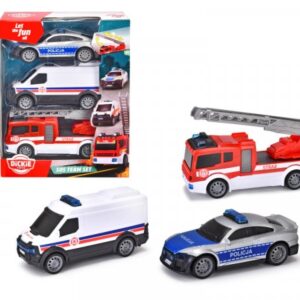 Dickie Sos Emergency Vehicles 3 Pakuots