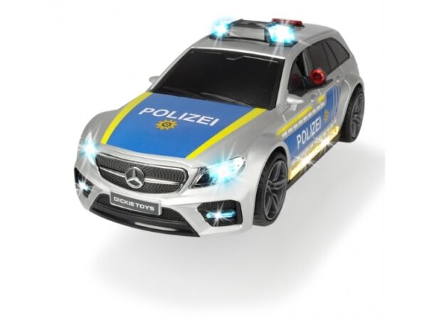 Dickie Toys Mercedes Benz E43 Amg Police, Bil, Police, 3 År, Sort, Blå, Sølv, Gul