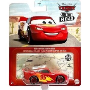 Disney Pixar Cars Disney And Pixar Cars On The Road Road Trip Lightning Mcqueen, Bil, 4 År, Metal, Rød