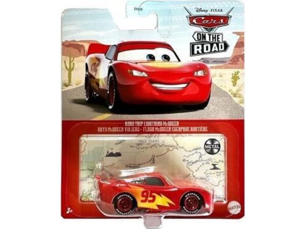 Disney Pixar Cars Disney And Pixar Cars On The Road Road Trip Lightning Mcqueen, Bil, 4 År, Metal, Rød