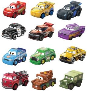 Disney Pixar Cars Disney Pixar Biler-Miniracerbiler, Sortiment, Bil, 3 År, Plast, Metal, Forskellige Farver