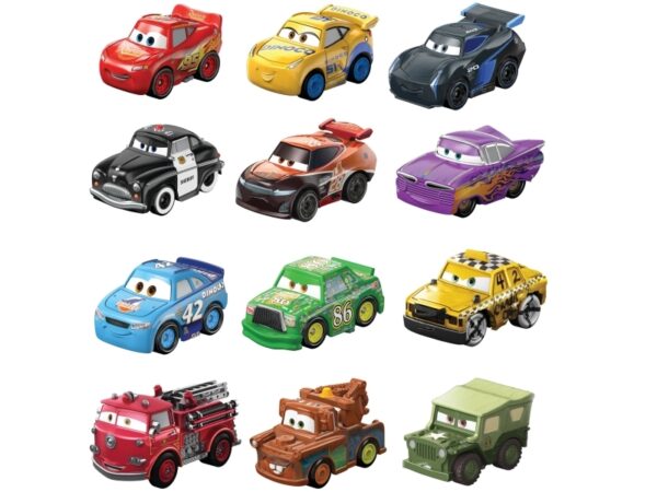 Disney Pixar Cars Disney Pixar Biler-Miniracerbiler, Sortiment, Bil, 3 År, Plast, Metal, Forskellige Farver