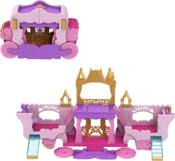 Disney Princess - Carriage To Castle Transforming Playset (hwx17)