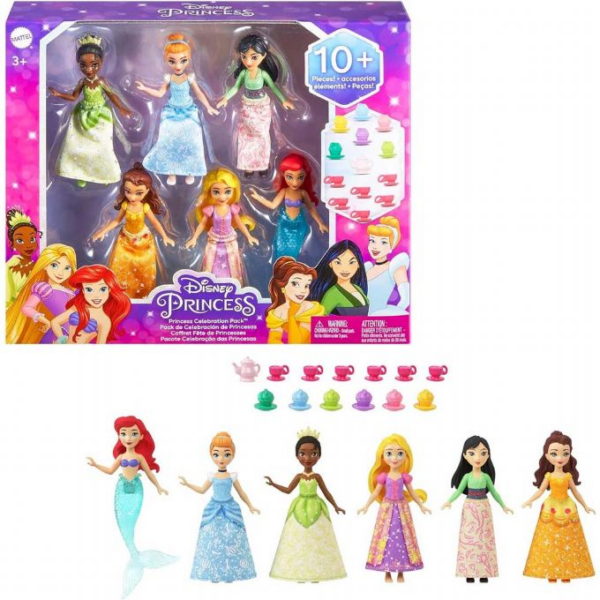 Disney Princess Dukker 6-pack