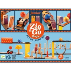 Djeco Zig & Go Junior 43Pc Magic Set, 5 År, Træ, Flerfarvet