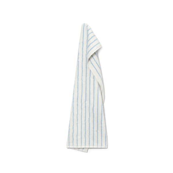 ESSENTIAL STRIPE - Håndklæder - Light Blue/White - 32x60 cm - Egyptisk bomuld - Georg Jensen Damask