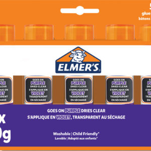 Elmer's - Disappearing Purple Glue Stick 40 Gram (5 Pack) (2143884)