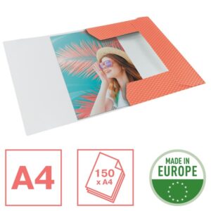 Esselte Colour'Breeze 3-klap mappe, karton Koral