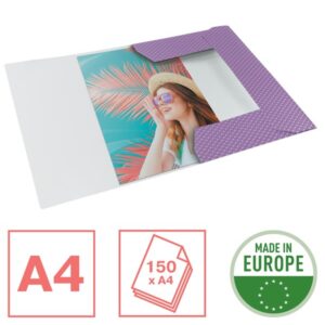 Esselte Colour'Breeze 3-klap mappe, karton Lavendel