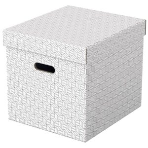 Esselte Home opbevaringsboks Cube, pakke med 3, hvid