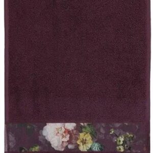 Essenza Fleur - Badehåndklæder - 70x140 cm - Lilla - 100% bomuld - Håndklæder fra Essenza