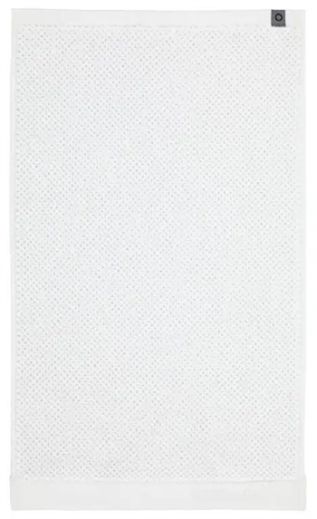 Essenza håndklæde - 50x100 cm - Hvid - 100% økologisk bomuld - Connect uni bløde håndklæder