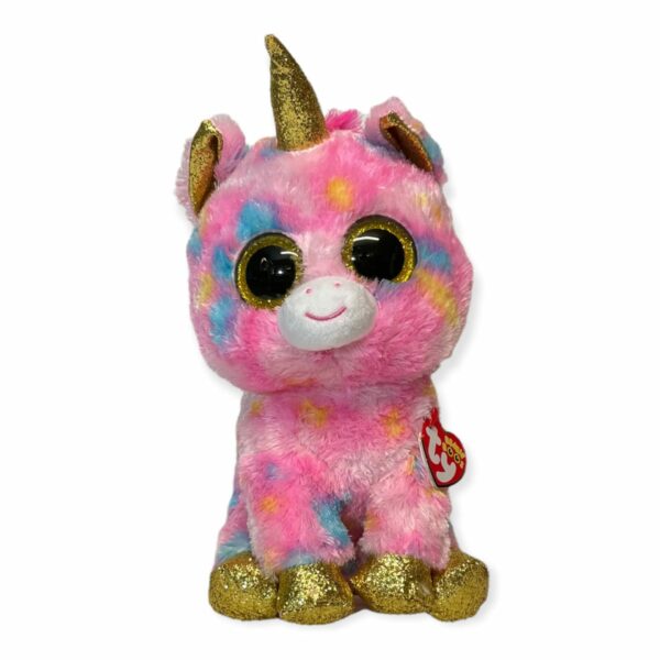 FANTASIA Multifarvet Enhjørning Ty Beanie Boos Medium