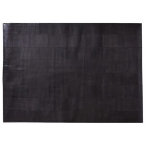 FUHRHOME Rabat håndlavet tæppe, ægte læder, (120x180cm), unika