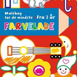 Farvelade - malebog for de mindste - fra 3 år