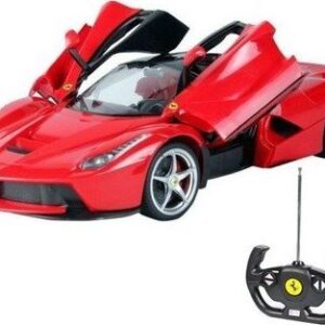 Ferrari Laferrari Aperta Rød Rastar-Model 1:14 Fjernstyret Bil + 2,4 Ghz Fjernbetjening