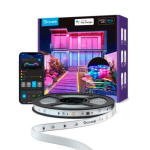 Govee RGBIC LED strip - 10 meter - LED bånd - Wi-Fi + Bluetooth - IP65 - Smart home